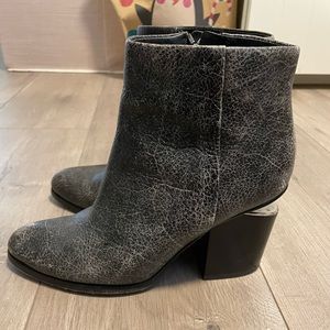 Alexander Wang Distressed Gabi Boots - size 38